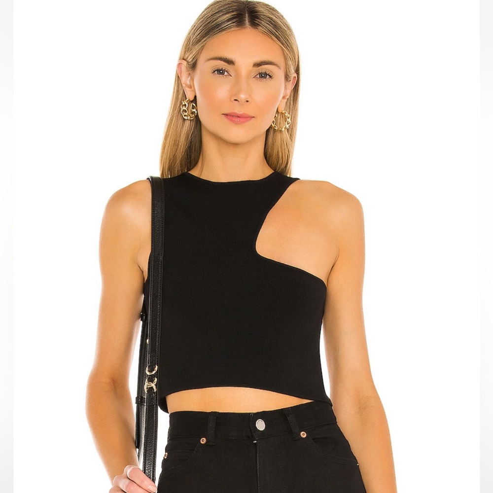 Superdown Nora cutout top in Black